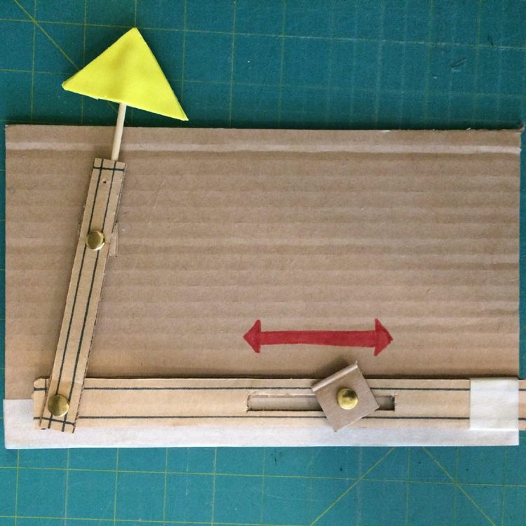 Project Guide: Example of linear motion cardboard Linkage